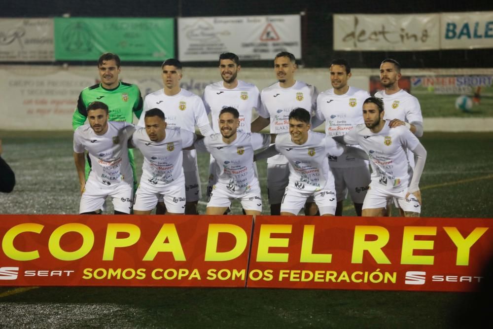 El cuadro santaeulaliense alcanza por primera vez la tercera ronda de la Copa del Rey tras lograr la clasificación en un trabajado encuentro