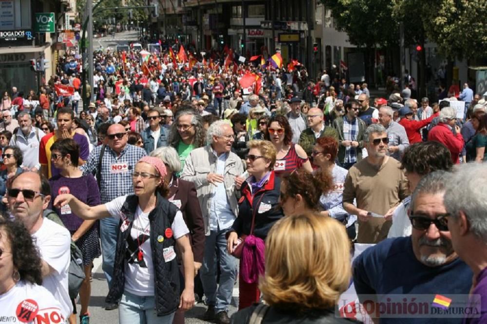 Manifestación del 1 de mayo en Murcia