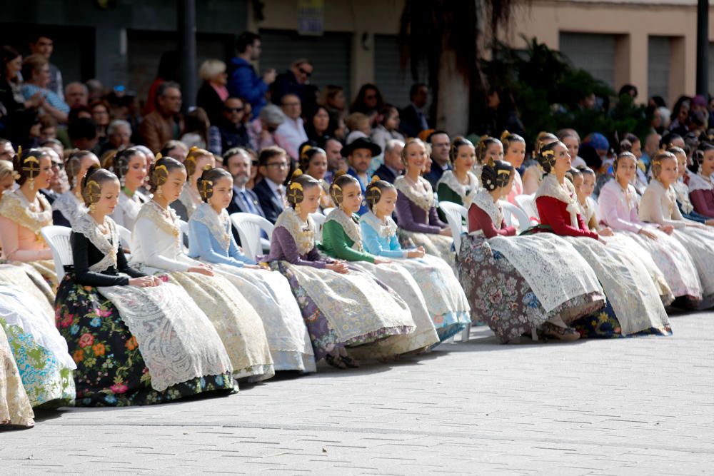 Homenaje a la Senyera de las fallas del Marítimo