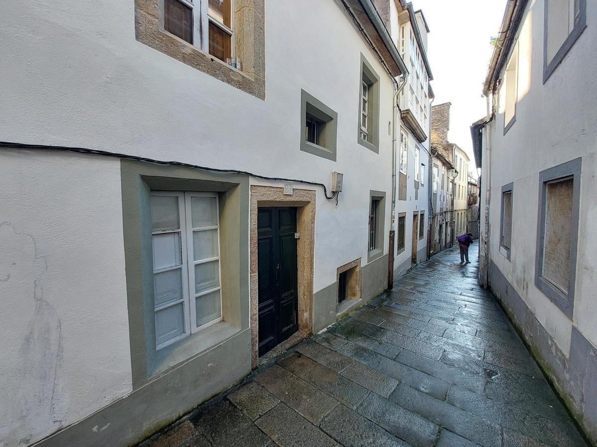 Imagen de la vivienda ocupada en el Nº 26 de la rúa Entremuros