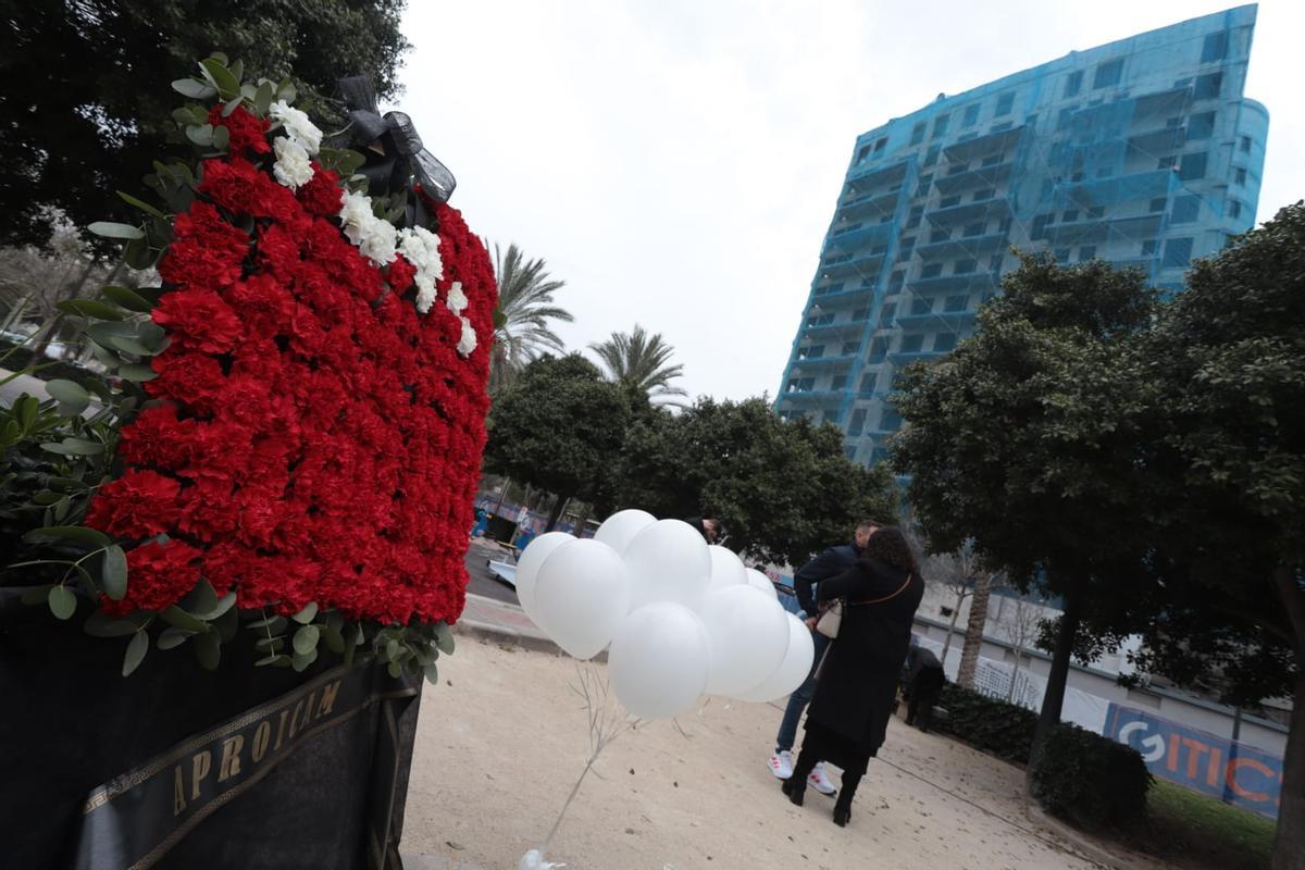 Acto de conmemoración del incendio de Campanar en su aniversario