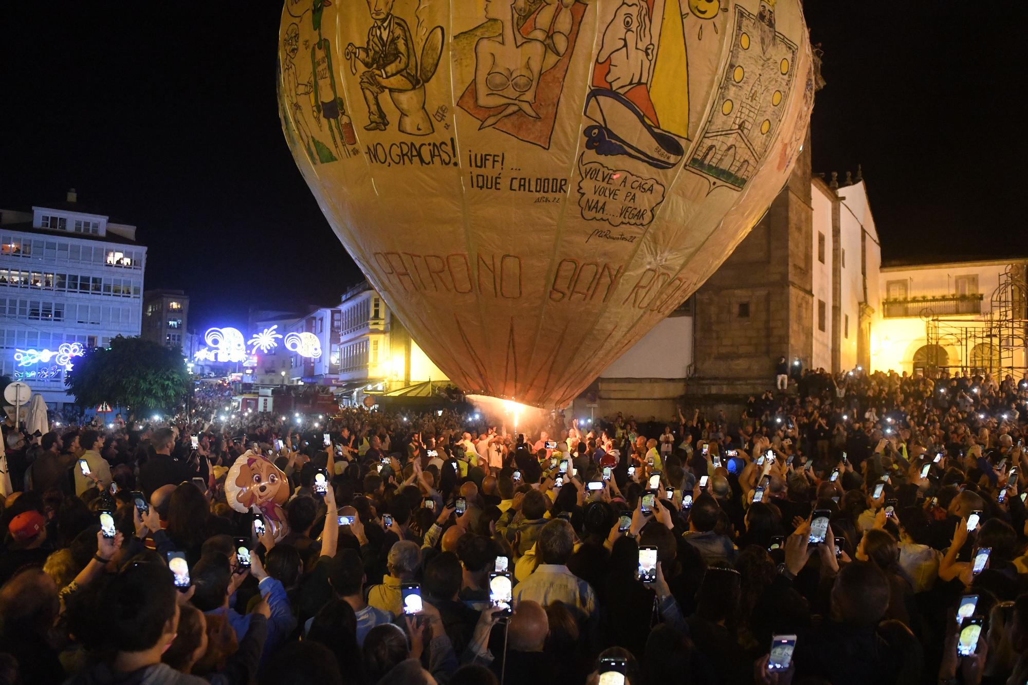 Galicia lanzó el globo más grande del mundo
