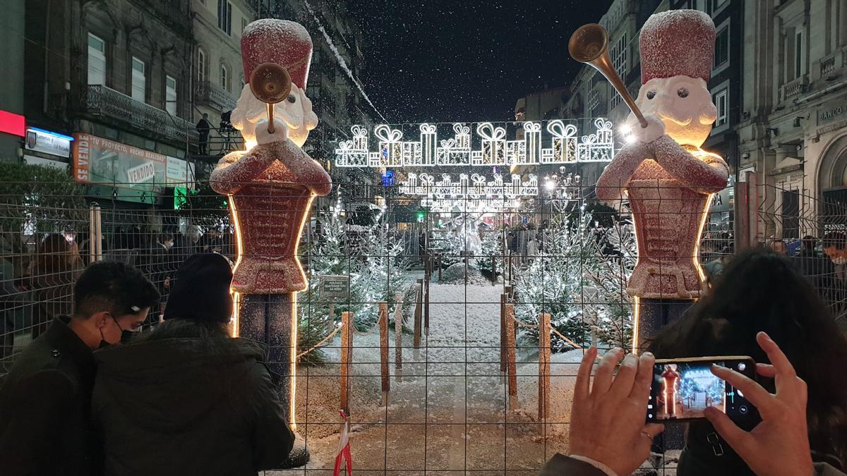 El gran encendido de la Navidad de Vigo, en imágenes