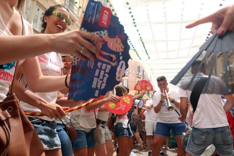 Primera jornada de la Feria de Málaga en el centro.