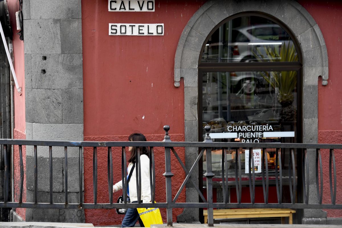 Calle Calvo Sotelo, en Vegueta