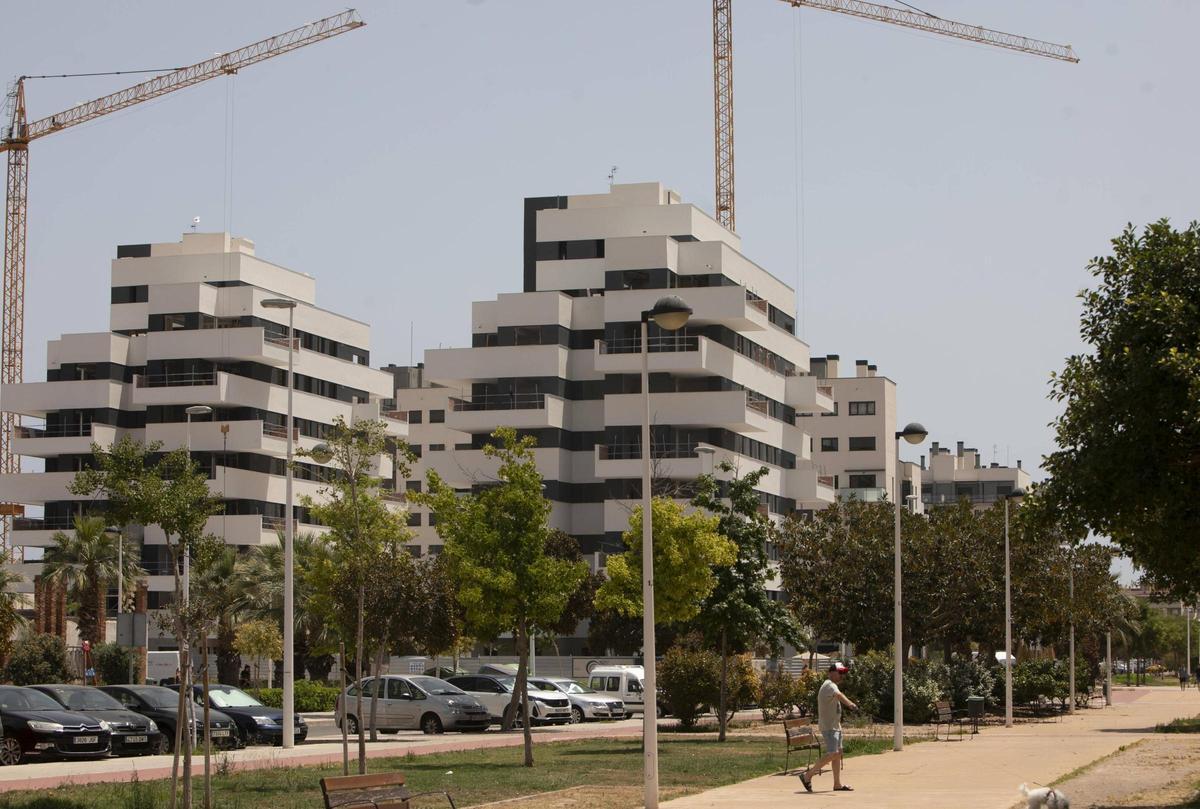 Nueva promoción de viviendas en el Port de Sagunt.