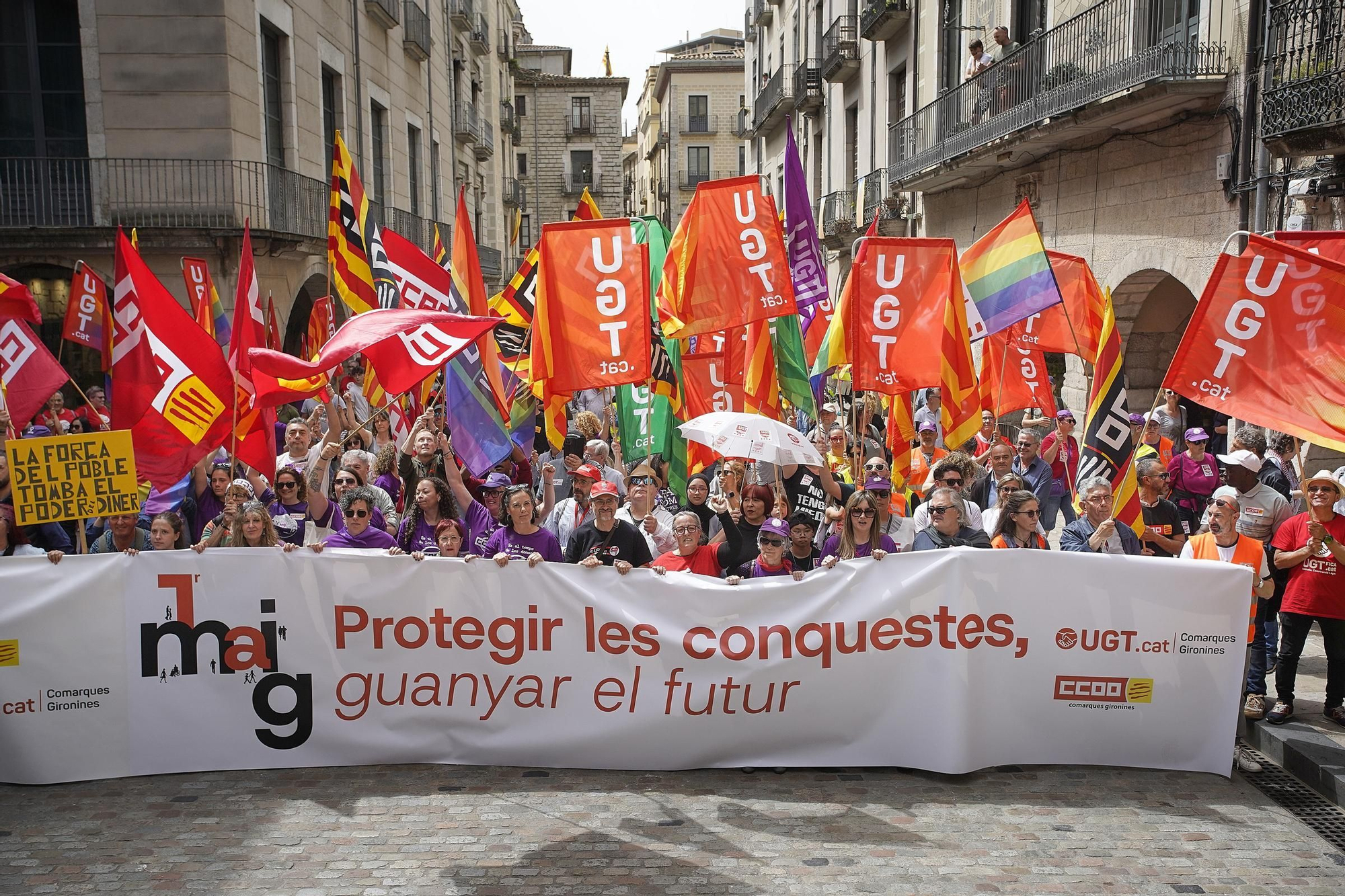 El sindicalisme gironí reclama reduir la jornada i fenar els accidents laborals