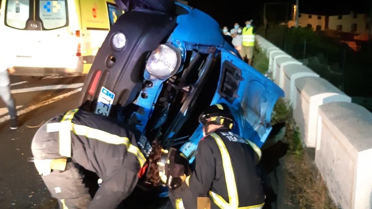 El afectado conducía un Renault Twingo.