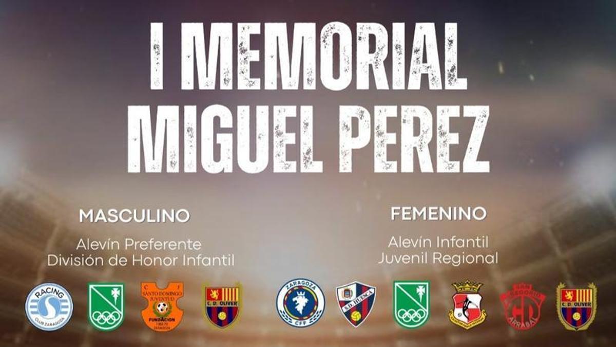 Imagen del cartel oficial del I Memorial Miguel Pérez.