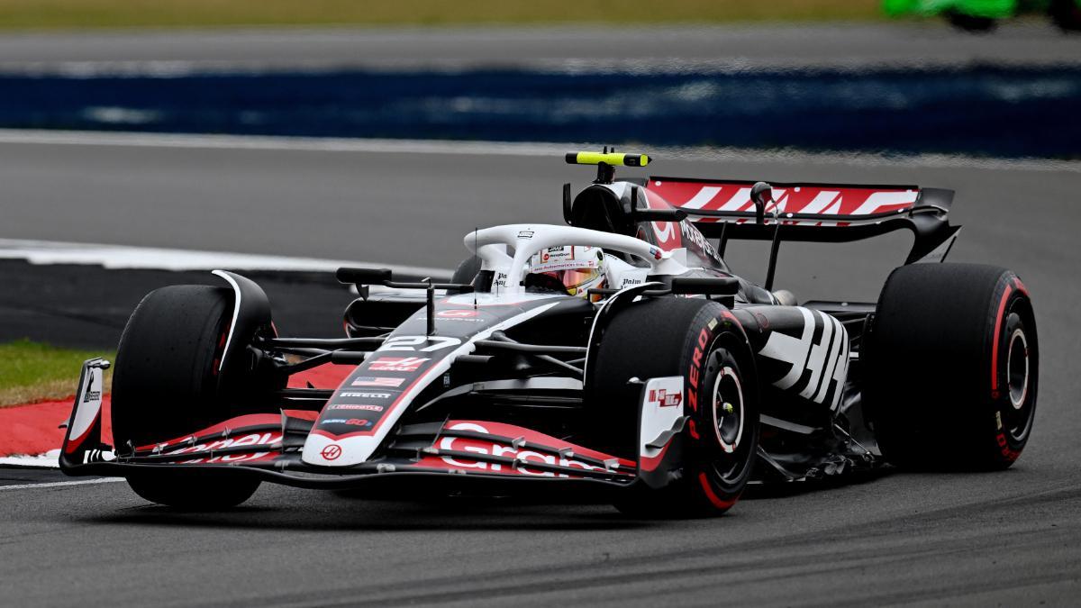 Nico Hulkenberg, piloto de Haas, en el Gran Premio de Gran Bretaña