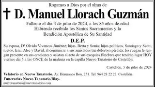 D. Manuel Llorach Guzmán