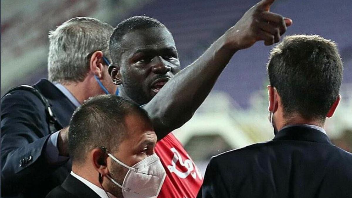 Koulibaly tras sufrir un episodio racista en Italia