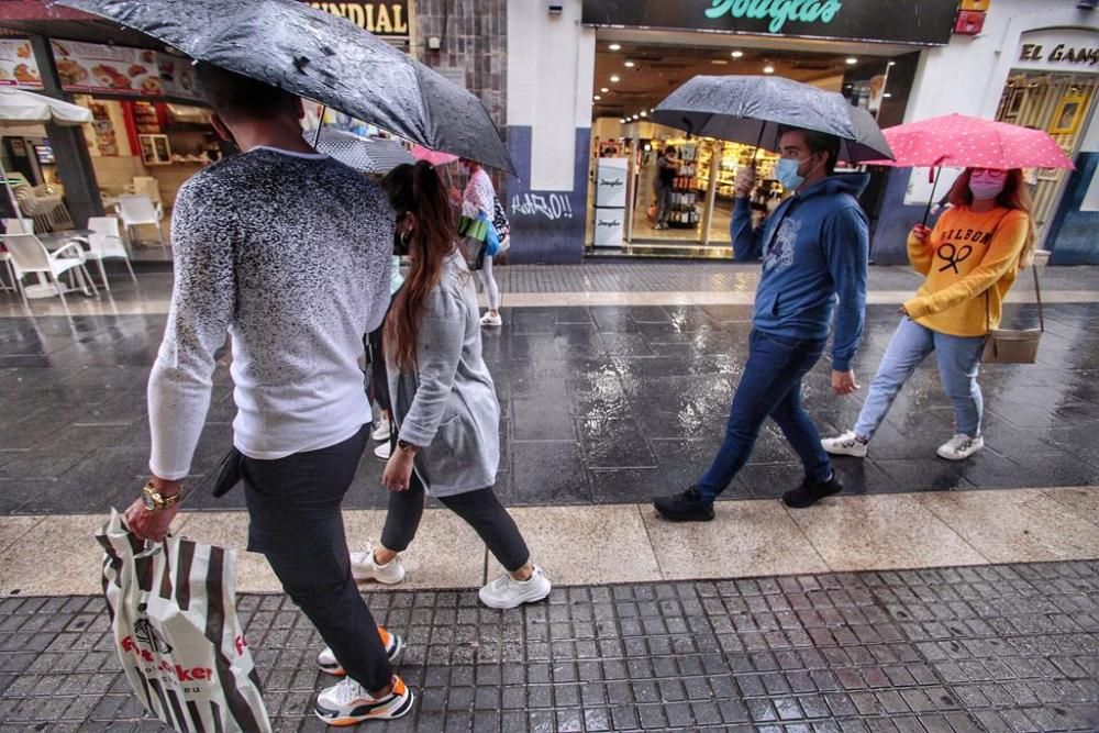 Alerta por lluvia en Tenerife