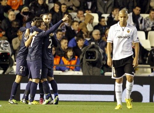 Octavos de final de la Liga de Campeones: Valencia - Paris Saint Germain.