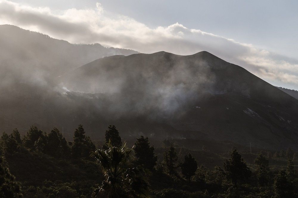 El volcán de La Palma, sin signos visibles de actividad (15/12/21)