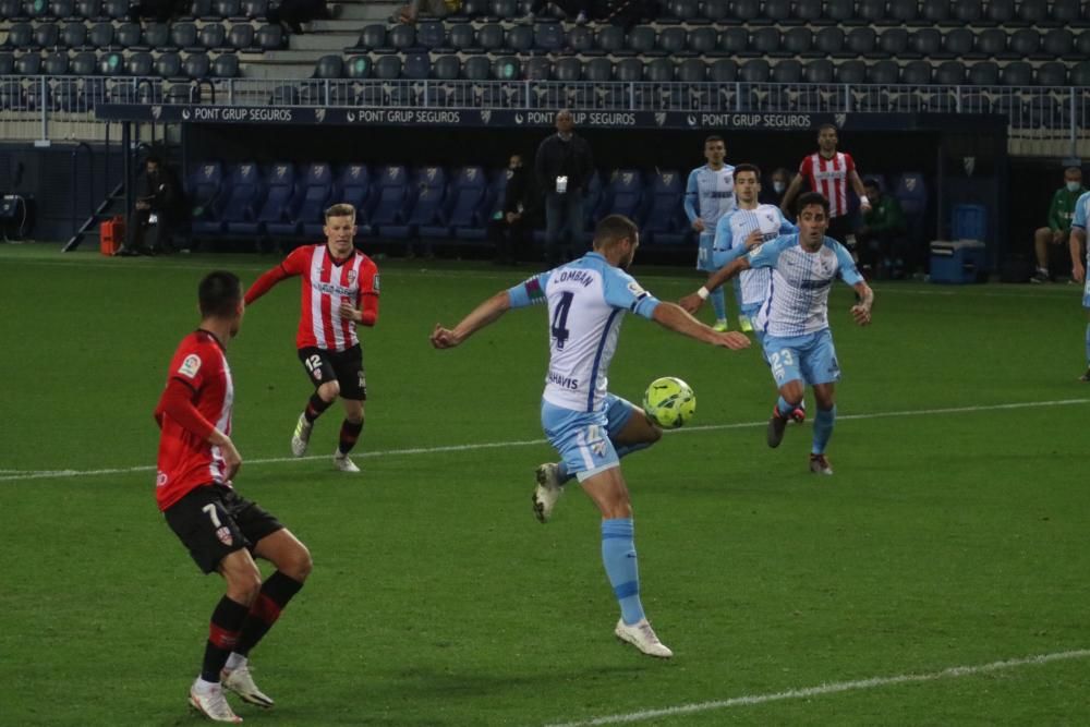 Partido de la Liga SmartBank: Málaga CF - Logroñés.