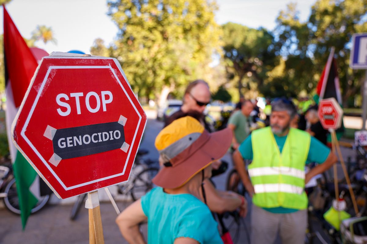 Solidaridad de la plataforma Carril Bici con Gaza