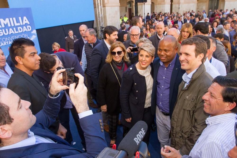 Acto de presentación de Noelia Arroyo como candidata a la alcaldía de Cartagena