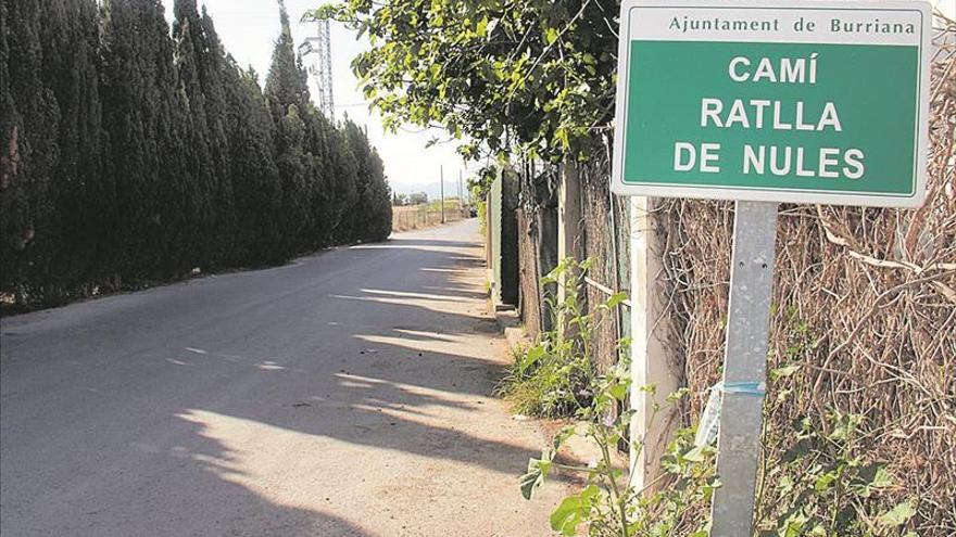 Burriana critica la «negligencia» del alcalde de Nules por el camí la Ratlla