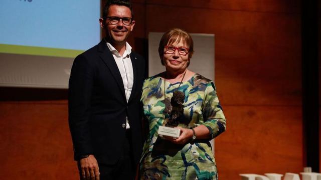 Rafael Triguero junto a Carmen Ferrer. | T.E.