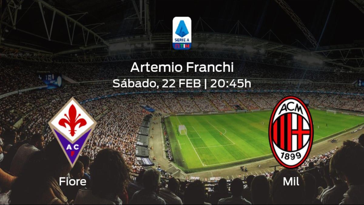 Jornada 25 de la Serie A: previa del duelo Fiorentina - AC Milan