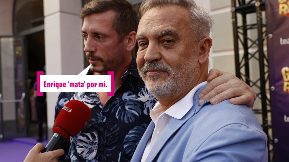 Enrique del Pozo defiende a su novio en 'Supervivientes' por los insultos de Kiko Matamoros