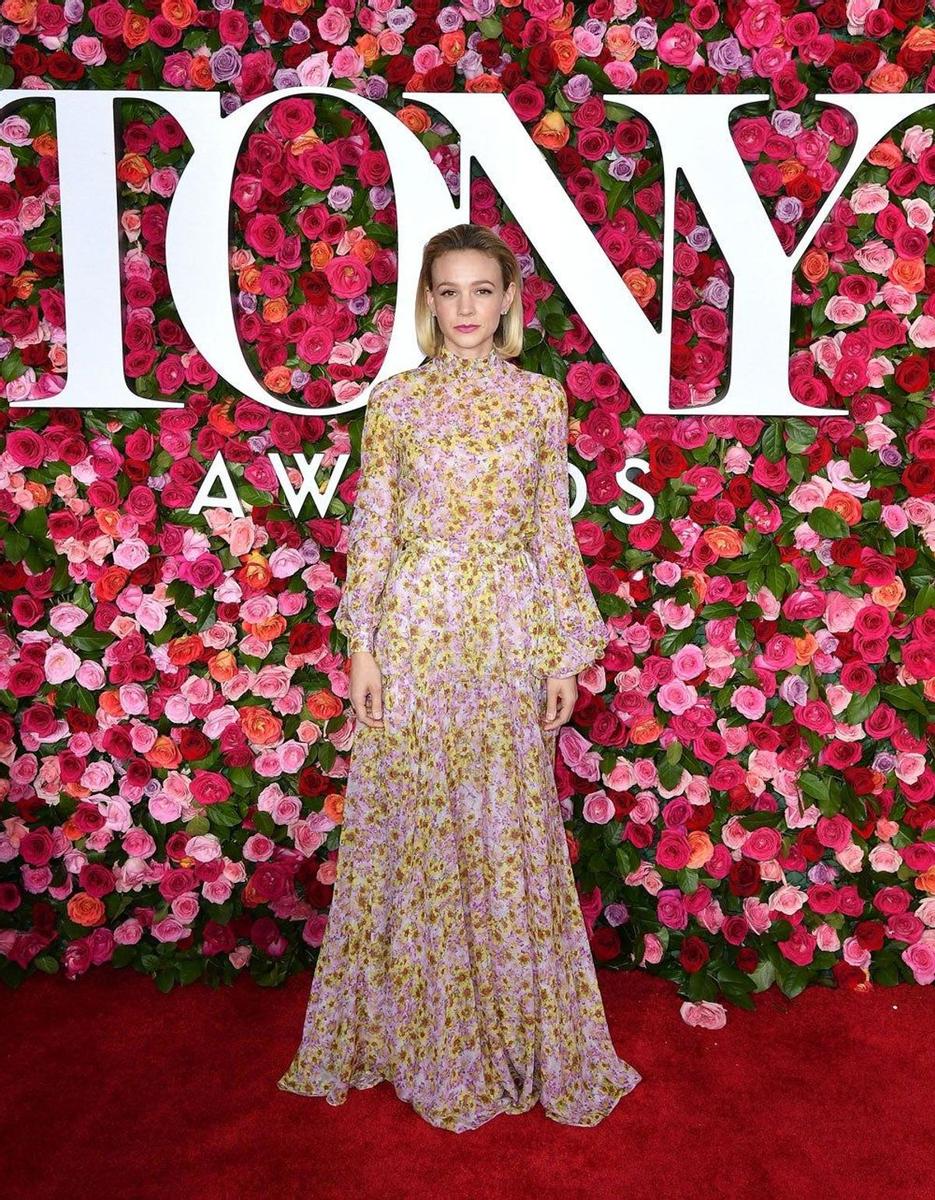 Carey Mulligan en la alfombra roja de los Premios Tony 2018