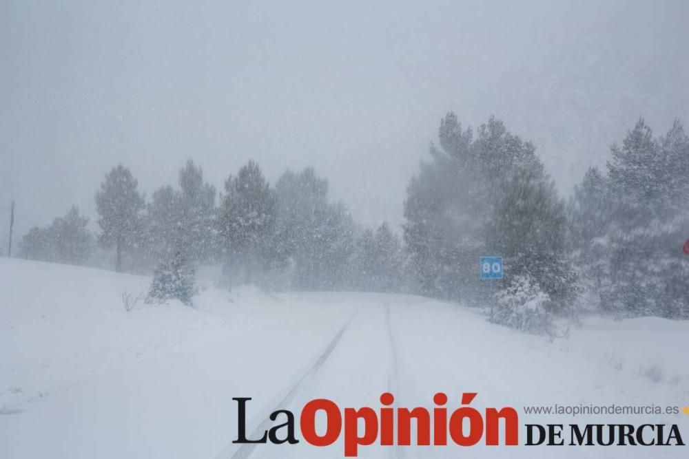 La nieve cubre de blanco el Campo de San Juan