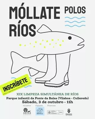 Pedras Galladas se suma a la Limpieza Simultánea de Ríos de Galicia en Culleredo
