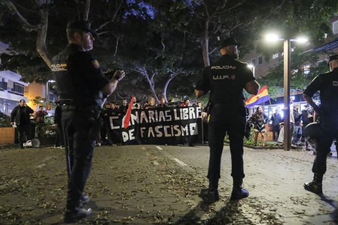 Vito Quiles en Mesa y López y protesta por su presencia