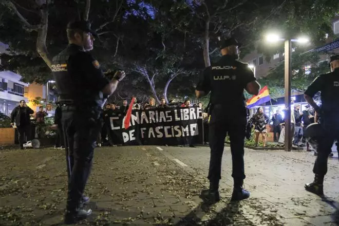 Vito Quiles en Mesa y López y protesta por su presencia