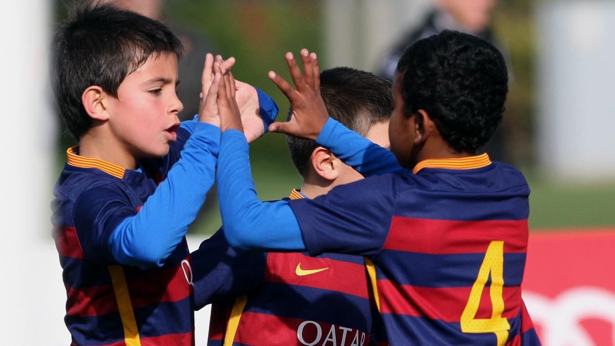 Lamine y Bernal juegan juntos des del Prebenjamín