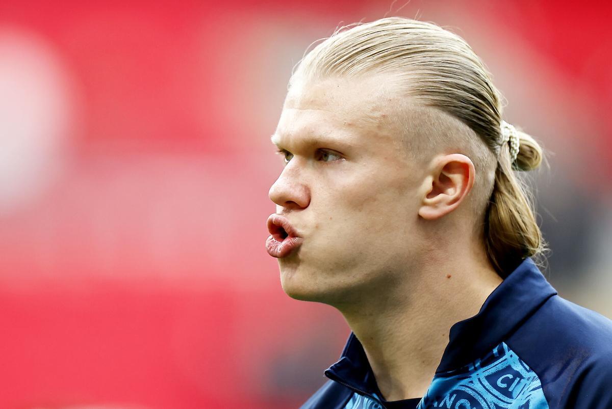 Erling Haaland, en Wembley