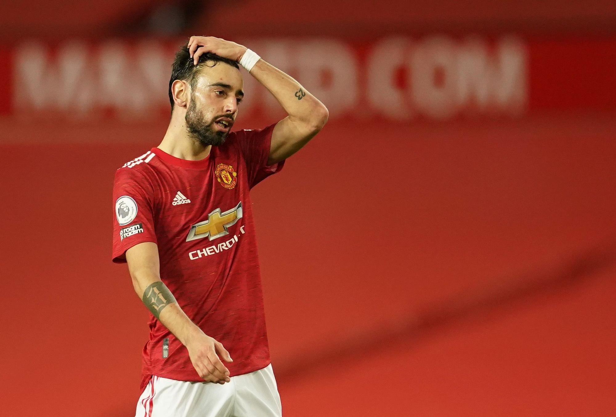 Bruno Fernandes, del United.