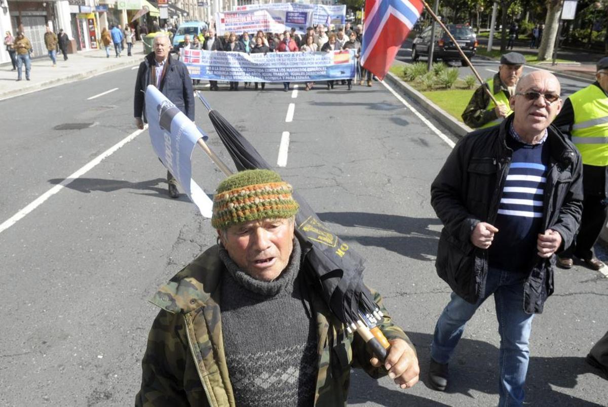 Concentración de jubilados de la mercante noruega