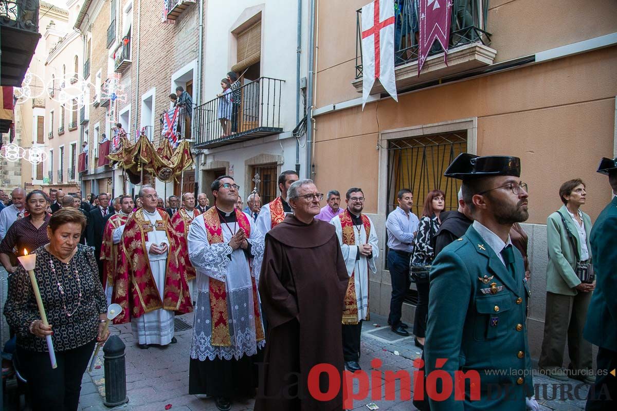 Procesión del Baño y parlamento en las Fiestas de Caravaca