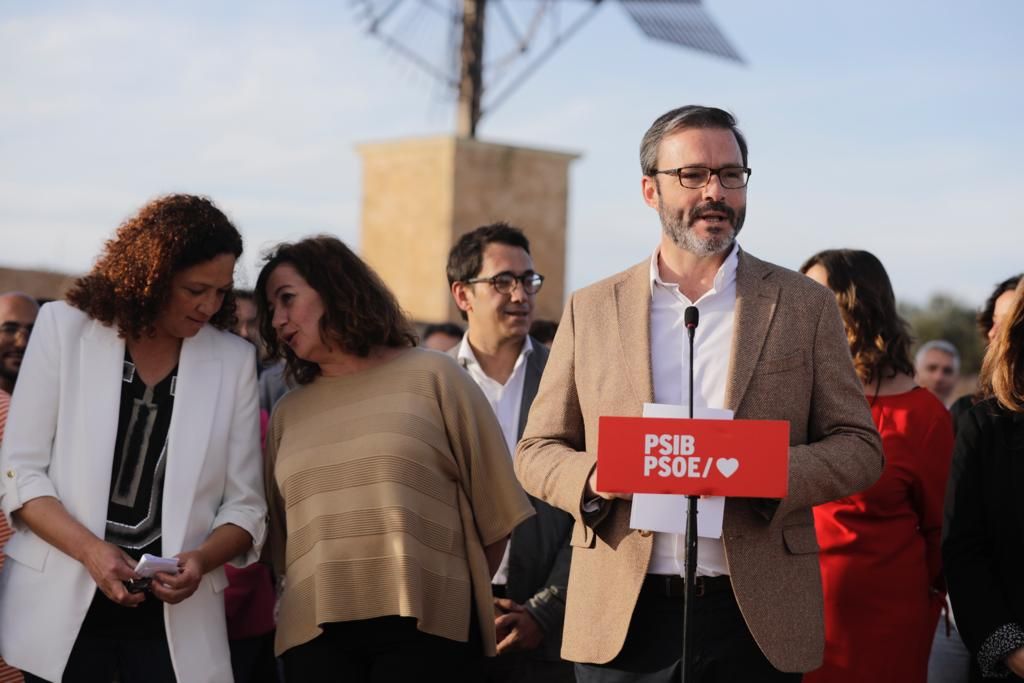 FOTOS/ El PSOE presenta sus listas al Parlament balear, al Consell de Mallorca y al Ayuntamiento de Palma