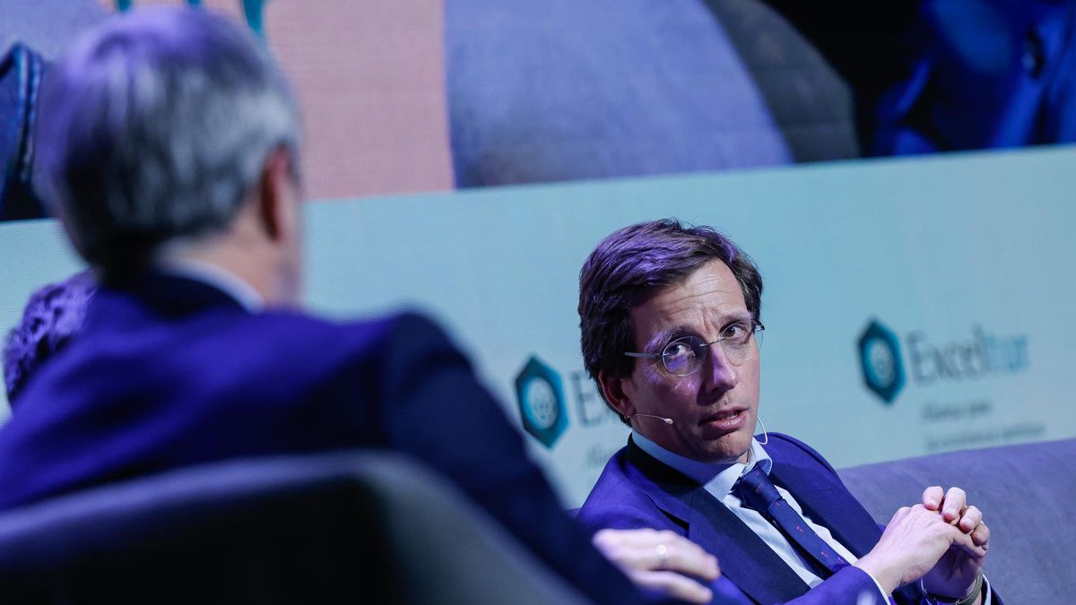 Almeida durante el XII Foro de Liderazgo Turístico de Exceltur celebrado este martes en Ifema.