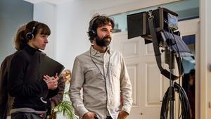 Mateo Gil en un momento del rodaje de ’Proyecto Lázaro’.