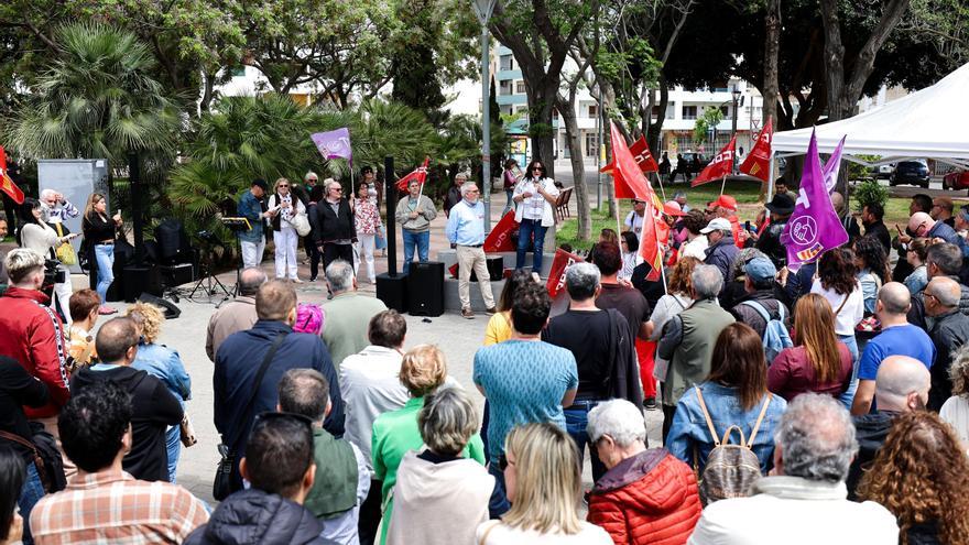 Los sindicatos de Ibiza denuncian en el Día de los Trabajadores el gran número de despidos en el inicio de la temporada