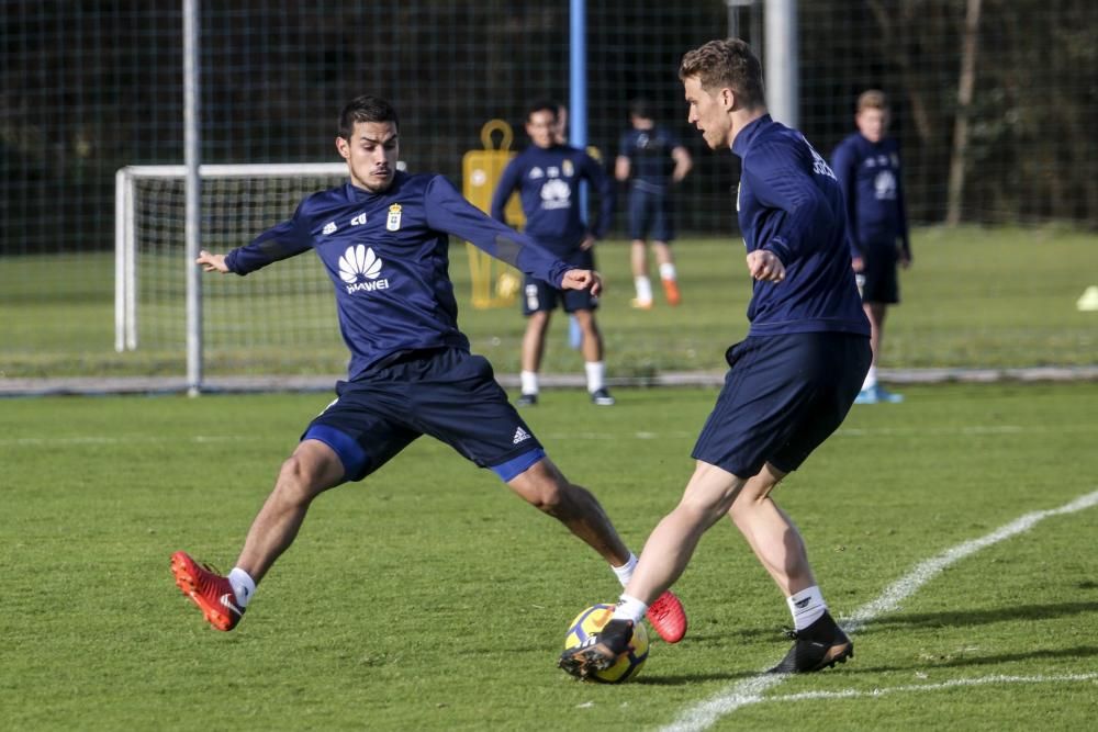 Primer entrenamiento del Real Oviedo del 2018