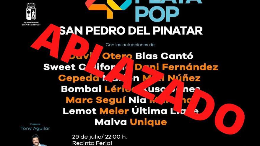 Aplazado el concierto de Los 40 Playa Pop ante el aumento de la incidencia del covid