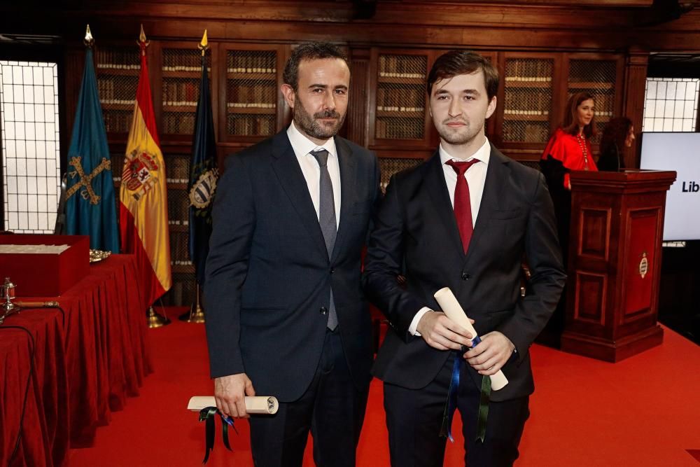 Premios fin de grado Santa Catalina de la Universidad de Oviedo 2019