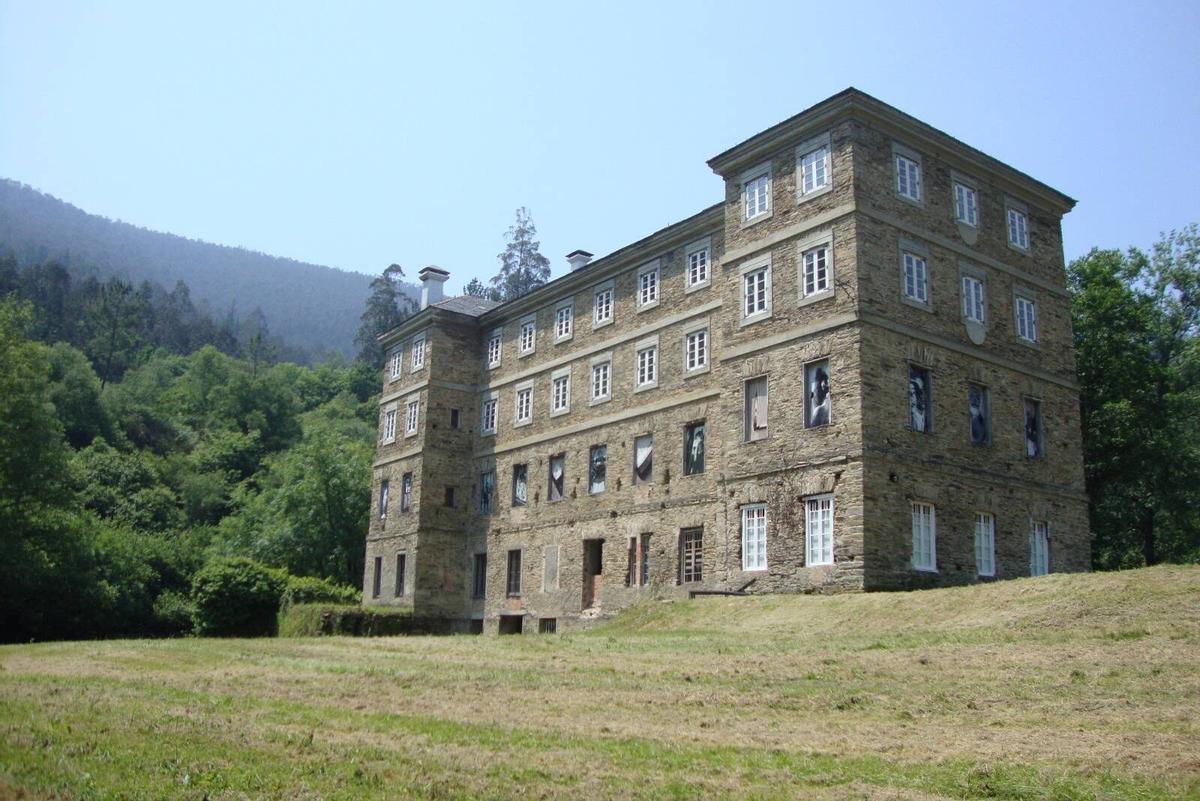 Vista de la casona de Sestela.