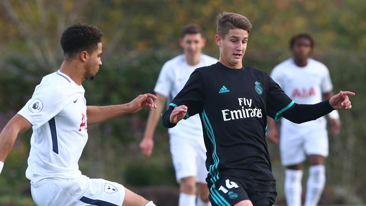 Miguel Baeza, jugador del Real Madrid Castilla.