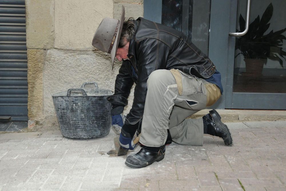 Manresa posa les primeres plaques Stolpersteine