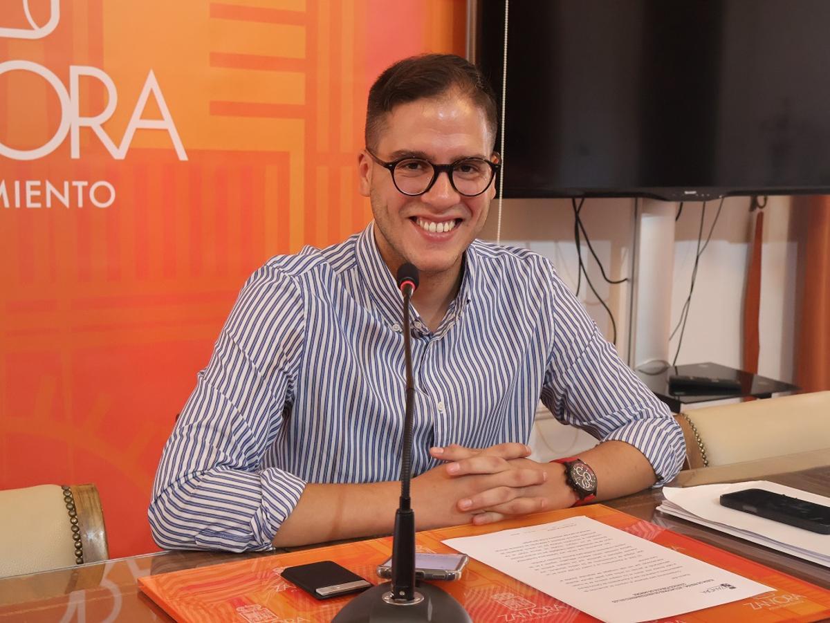 Pablo Novo, en la rueda de prensa.