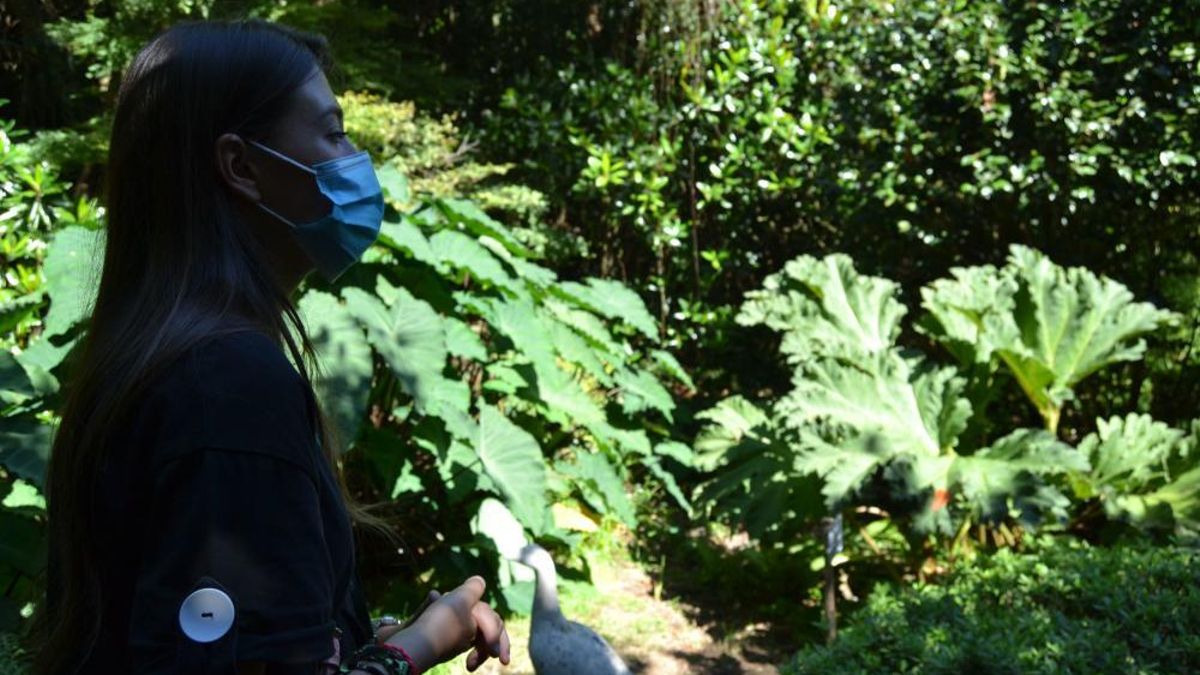 Recorrido en pleno agosto por el jardín Fonte Baxa de Luarca
