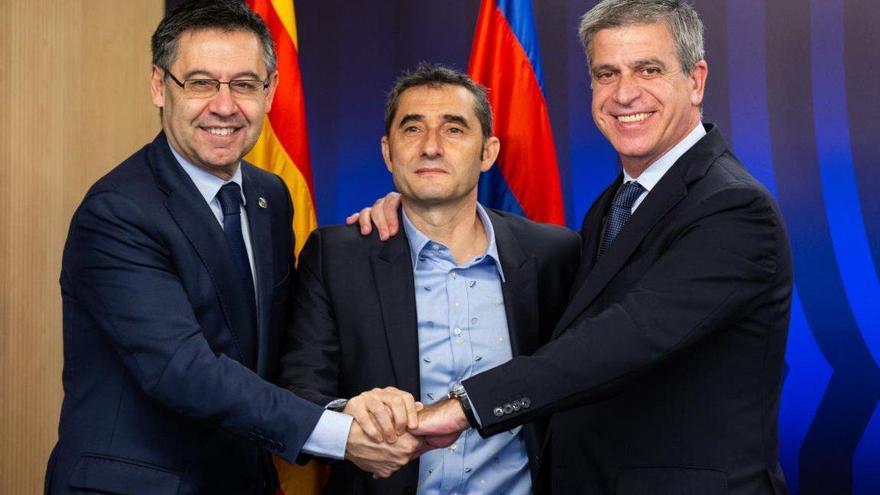 El Barça anuncia la renovación de Valverde