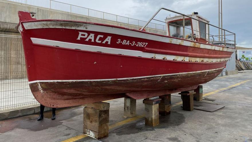 La teranyina «Paca» de l’Escala podrà tornar a navegar a principis de 2023